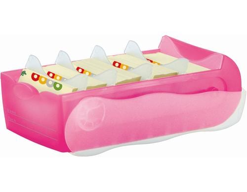HAN Karteibox Croco A7 5 Stützen, 100 Karten, pink