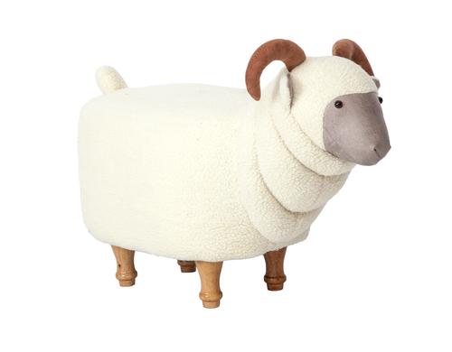 zoosy Hocker Geis weiss 68x34x38cm