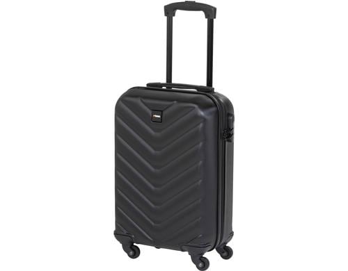 FTM Trolley 28Liter schwarz mit Zahlencodeschloss, ABS, schwarz