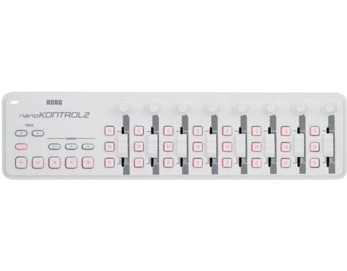 nanoKONTROL 2, weiss USB-Controller, 8 Fader, weiss