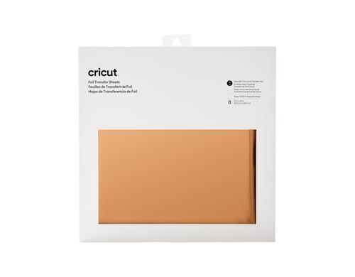Cricut Transferfolien 30.5 x 30.5 cm Rosé 8 Blatt, Transfer nur durch Druck