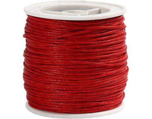 Creativ Company Baumwollband Stärke: 1 mm, rot, Länge: 40 m