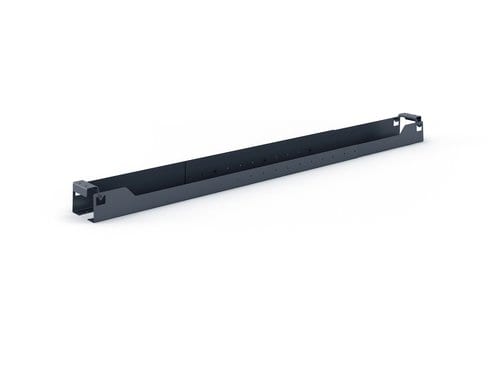 Actiforce Kabelwanne Stretch, schwarz ausziehbar, 1040-1840mm