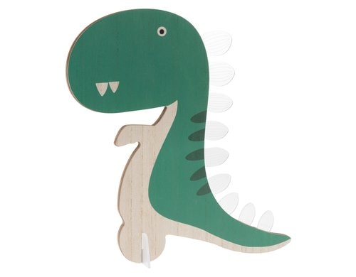 COCON Dekolampe stehende Dino Holz 27x2x28cm