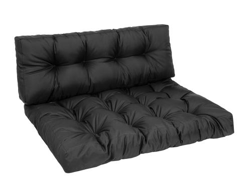 COCON Palettenkissengarnitur schwarz