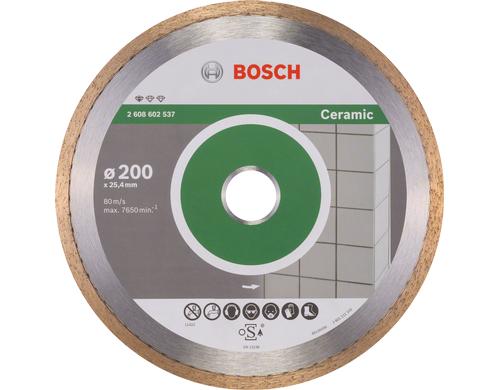 Bosch Professional Diamanttrennscheibe Standard for Ceramic, 200x25,40x1,6x7 mm