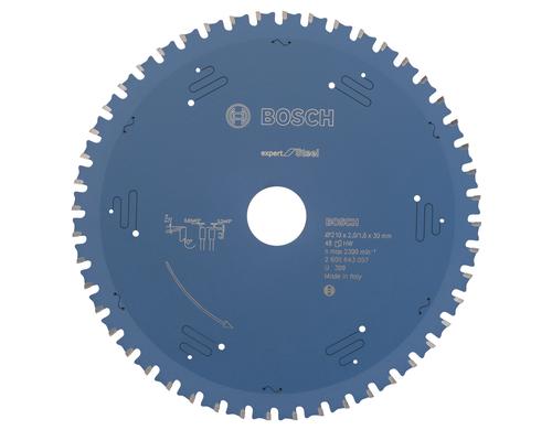 Bosch Professional Kreissägeblatt Expert for Steel, 210x30x2,0 mm, 48