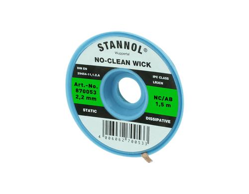Stannol NC-AB Entlötlitze 2.2mm x 1.5m halogenfrei