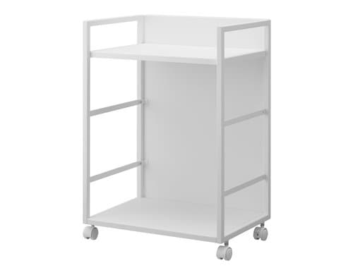 Yamazaki Aufbewahrungswagen TOWER Metall, 2-stöckig, Weiss