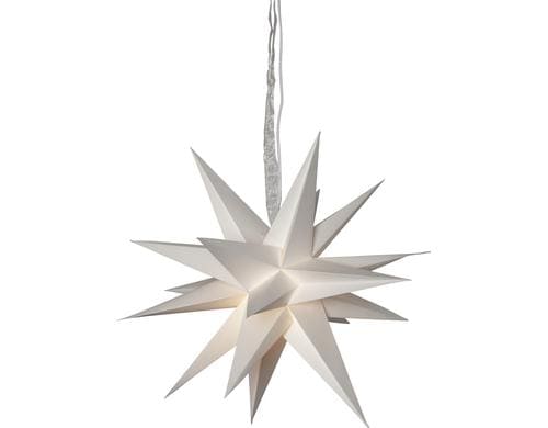 Star Trading Papierstern December exkl. E14 max. 25W, IP20, Ein/Aus-Schalter
