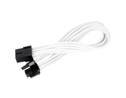 ATX Extension 8-8(6+2)Pin weiss 6+2 Pin GPU Verlängerung 30cm