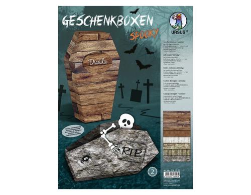 URSUS Geschenkbox Spooky 6 Stück, 8.5 x 14.8 x 3.5 cm