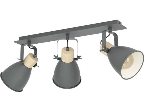 EGLO COSWARTH Spot anthrazit/creme-weiss exkl. 3x E27 40W, FSC