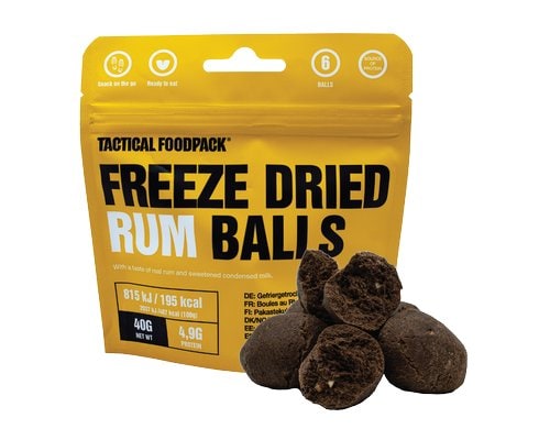 TFP Gefriergetrocknete Rumkugeln Netto-Gewicht: 40-48g, Zubereitet: 40-48g