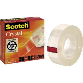 3M Scotch Crystal 19mm x 33m kristallklar 1 Rolle