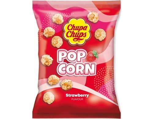 Chupa Chups Popcorn Strawberry 90 g