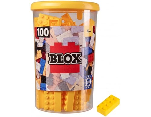 BLOX 100 gelbe 8er Steine in Dose