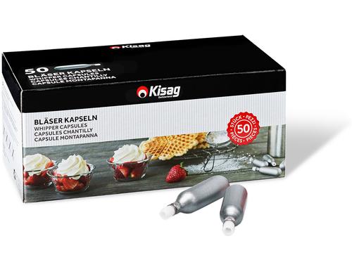 Kisag Kisag Kapseln 50 Stück 7.5g N2O, recyclebarer Stahl
