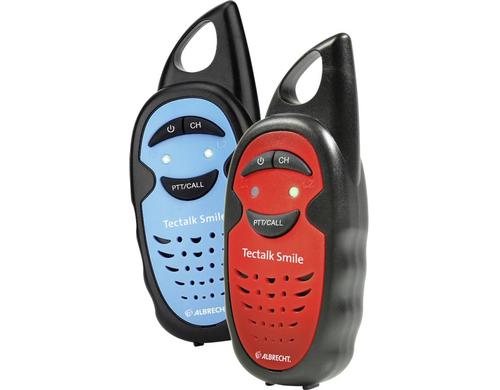 Albrecht Funkgerät Tectalk Smile Walkie Talkie, 3 Kanäle, 3km Reichweite