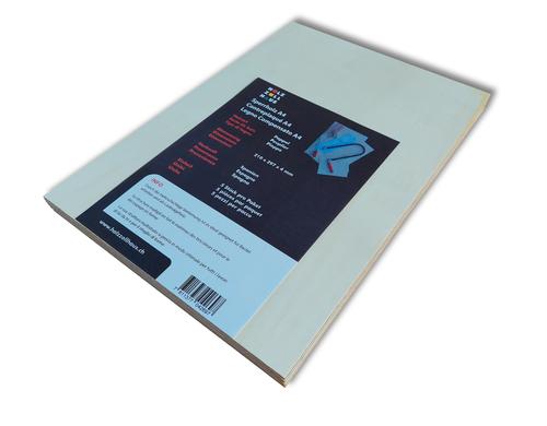 Holz Zollhaus Bastelsperrholz A4, 5er Set aus Pappel, 0.4x29.7x21 cm (HxLxB)