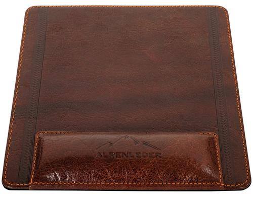 Alpenleder Mausmatte Konstanz 22x24cm, brandy