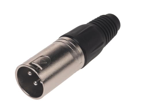 Bemero BC1001NI-M XLR-Stecker 3-Pol XLRm male Stecker, Nickel