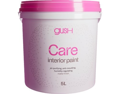 Gush Care Wandfarbe 5L Leinen Luftreinigend, Anti Schimmel, VOC-Frei