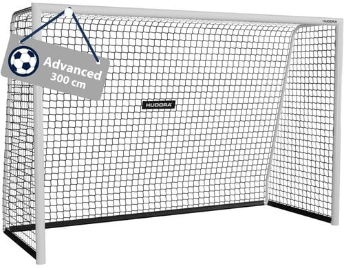 Hudora Fussballtor Advanced 300 weiss, 300 x 200 x 120cm