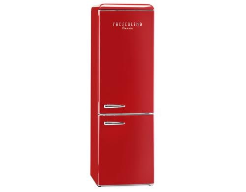 Trisa Kühlschrank Frescolino Classic 300 E, KS 170l, GS 45l, 44dB, rot