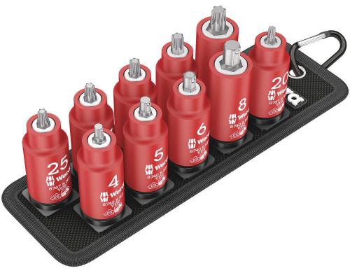 Wera Bitnuss-Satz Belt B VDE 1 10-teilig