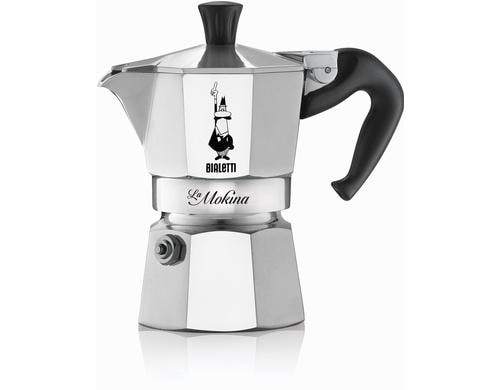 Bialetti La Mokina 0.5 Tasse Aluminium poliert