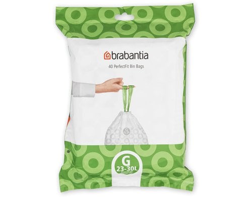 Brabantia Kehrichtsack Perfectfit G 23-30L, 40 Stück Spenderpack