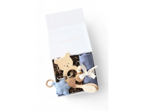 Baby Geschenkbox Blau Helsinki Bär
