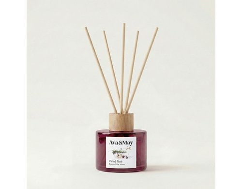 AVA & MAY Duftstäbchen Pinot Noir, 120ml Rattan-Stäbchen