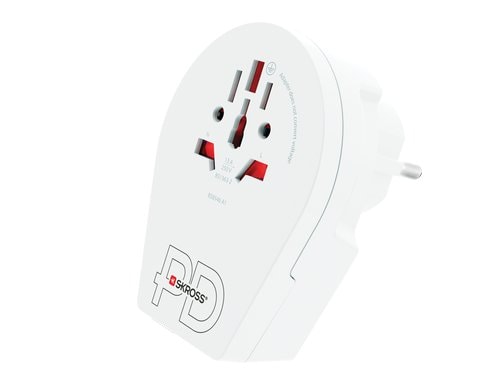 SKROSS Country World / Europe (USB) für 2- und 3-polige Geräte