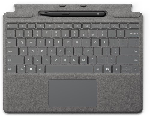 Microsoft Surface Pro Keyboard + Pen Platinum, für Surface Pro 11