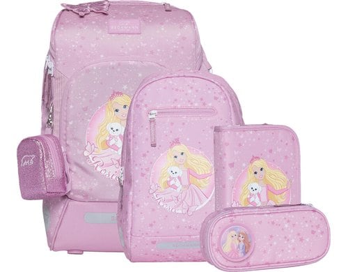 Beckmann Schulrucksack Active Air FLX Set Rosie, 6-teilig