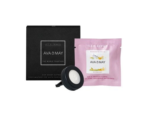 AVA & MAY Autoduft Romantic Road parfümiertes Polymer, 8.5x1 cm (DxH)