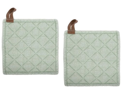 Tiseco Topflappen Myrna 2er Set grün