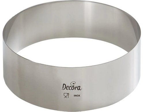 Decora Edelstahl Backring 16cm x 4.5cm