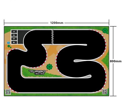 Turbo Racing Track XL Micro Rally 80x120cm