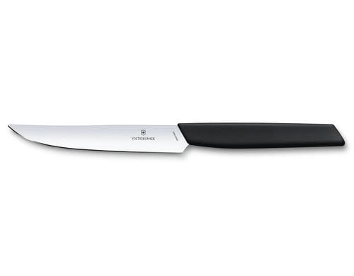 Victorinox Steakmesser 12cm Schwarz Gerader Schliff