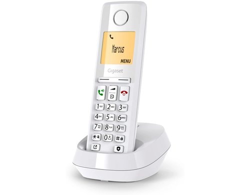 Gigaset Pure 300 weiss analoges DECT-Schnurlostelefon