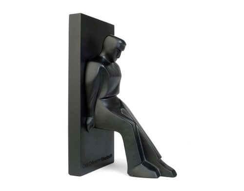 Kikkerland Buchstütze Leaning Pair Stahl