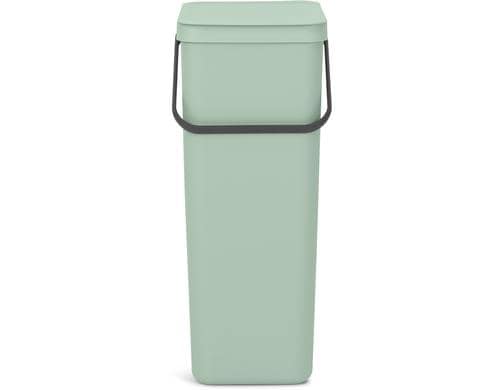 Brabantia Sort & Go Recyclingbehälter Inhalt 40 Liter, Jade Green