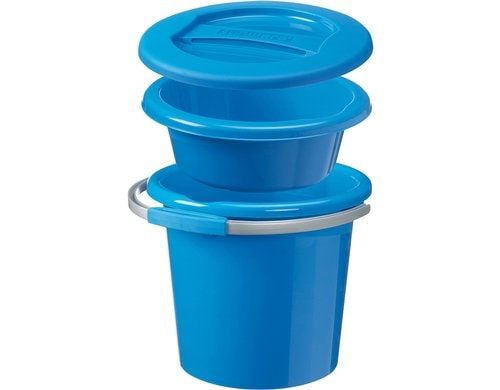 Sigma home Putzeimer Water-Line Set 12 Liter, 3-teilig, Blau