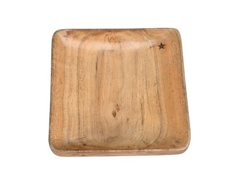 COCON Tablett, 20 x 20 x 3 cm, Akazie natur