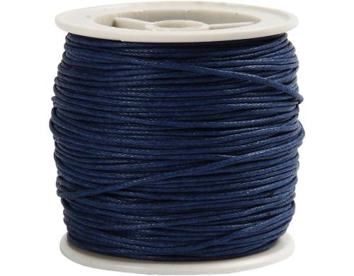 Creativ Company Baumwollband Stärke: 1 mm, blau, Länge: 40 m