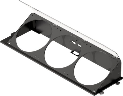 Havn Angled Bottom Fan Bracket Schwarz