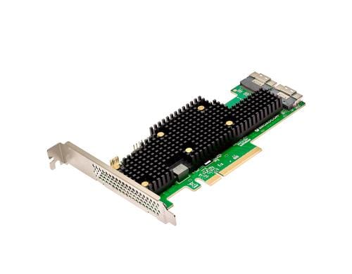 Broadcom eHBA 9620-16i, PCI-Ex8v4 2xSFF-8654, LP, SAS4/SATA3,NVMEv4